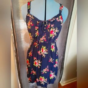 Abercrombie and Fitch Blue Floral Sundress M